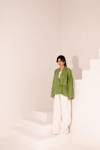 Wide Leg Linen Trousers